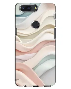 Чехол для OnePlus 5T с картинкой «Пастельные нежные волны»