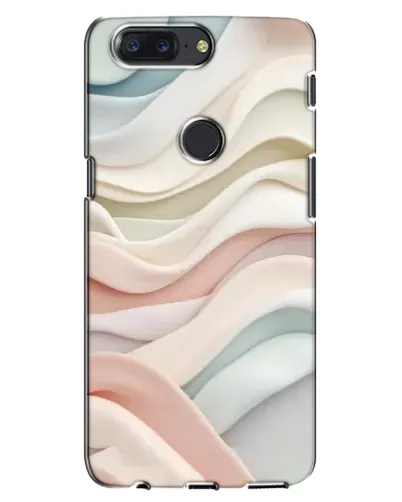 Чехол для OnePlus 5T с картинкой «Пастельные нежные волны»