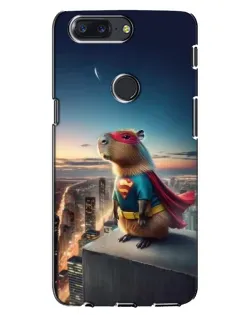 Чохол для OnePlus 5T з картинкою «Капі-мен супергерой» Чохол для OnePlus 5T з картинкою «Капі-мен супергерой»