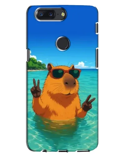 Чохол для OnePlus 5T з картинкою «Морська капібара»