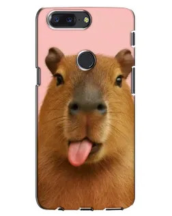 Чохол для OnePlus 5T з картинкою «Капібара з язиком» Чохол для OnePlus 5T з картинкою «Капібара з язиком»