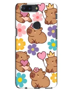 Чохол для OnePlus 5T з картинкою «Квітковий паттерн капібар» Чохол для OnePlus 5T з картинкою «Квітковий паттерн капібар»