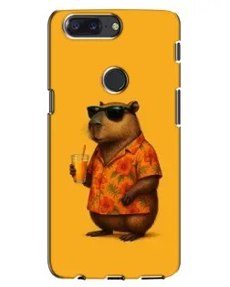Чохол для OnePlus 5T з картинкою «Капібара на відпочинку» Чохол для OnePlus 5T з картинкою «Капібара на відпочинку»