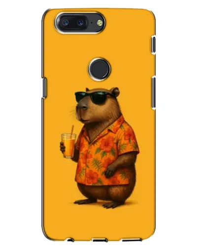 Чохол для OnePlus 5T з картинкою «Капібара на відпочинку»