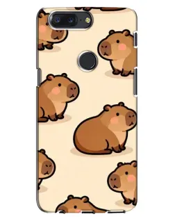 Чохол для OnePlus 5T з картинкою «Паттерн милих капібар» Чохол для OnePlus 5T з картинкою «Паттерн милих капібар»