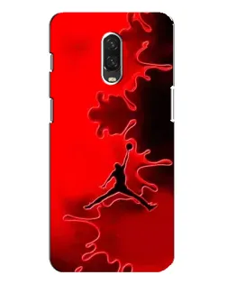 Чехол для OnePlus 6T с картинкой «Jordan Red Smoke»