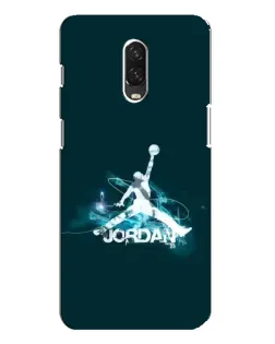 Чехол для OnePlus 6T с картинкой «Jordan Blue Fire»