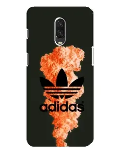 Чехол для OnePlus 6T с картинкой «Оранжевый дым Adidas»
