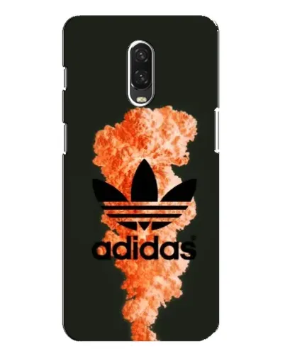 Чехол для OnePlus 6T с картинкой «Оранжевый дым Adidas» Чехол для OnePlus 6T с картинкой «Оранжевый дым Adidas»