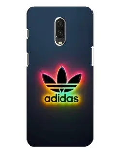 Чехол для OnePlus 6T с картинкой «Неоновый Adidas»