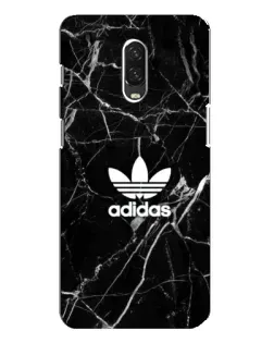 Чехол для OnePlus 6T с картинкой «Белый мрамор Adidas»