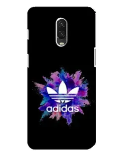 Чехол для OnePlus 6T с картинкой «Взрыв красок Adidas»