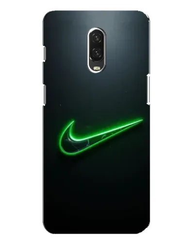 Чехол для OnePlus 6T с картинкой «Неоновый контур Nike» Чехол для OnePlus 6T с картинкой «Неоновый контур Nike»