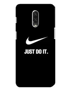 Чехол для OnePlus 6T с картинкой «Классический принт Nike»