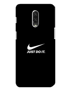 Чехол для OnePlus 6T с картинкой «Минимализм от Nike»