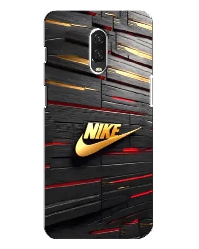 Чехол для OnePlus 6T с картинкой «Золотой Nike на металле» Чехол для OnePlus 6T с картинкой «Золотой Nike на металле»
