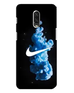 Чехол для OnePlus 6T с картинкой «Nike и синий дым»