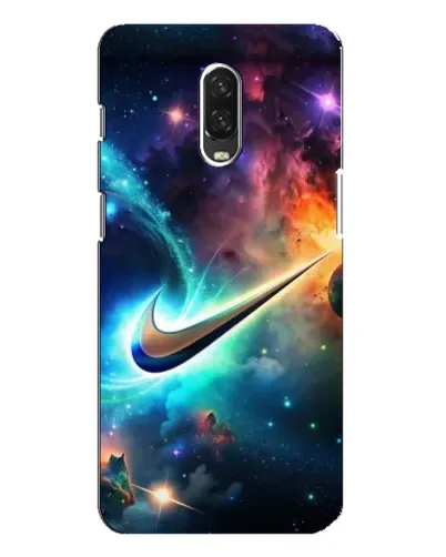 Чехол для OnePlus 6T с картинкой «Космический Nike Swoosh» Чехол для OnePlus 6T с картинкой «Космический Nike Swoosh»