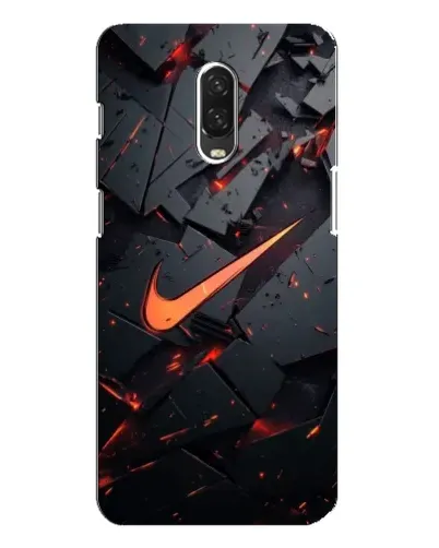 Чехол для OnePlus 6T с картинкой «Nike — эффект разломов» Чехол для OnePlus 6T с картинкой «Nike — эффект разломов»