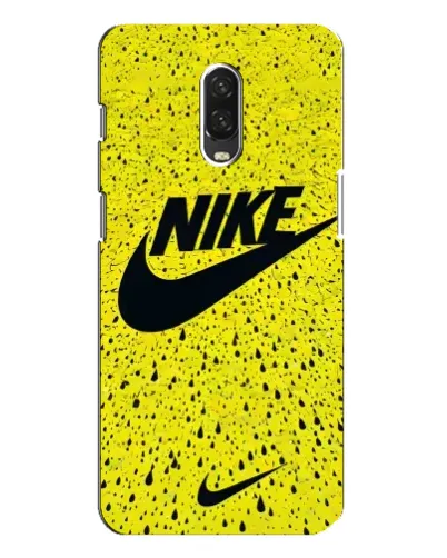 Чехол для OnePlus 6T с картинкой «Желтый текстурный Nike» Чехол для OnePlus 6T с картинкой «Желтый текстурный Nike»