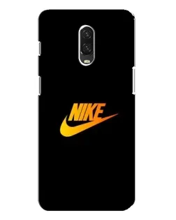 Чехол для OnePlus 6T с картинкой «Золотой логотип Nike»