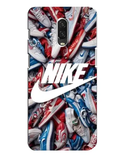 Чохол для OnePlus 6T з картинкою «Колаж кросівок Найк» Чохол для OnePlus 6T з картинкою «Колаж кросівок Найк»