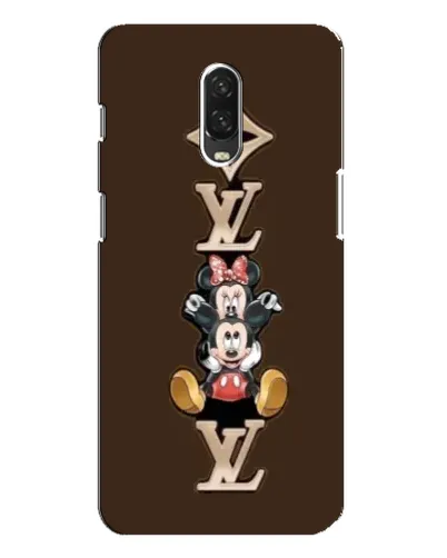 Чехол для OnePlus 6T с картинкой «LV и Микки Маус» Чехол для OnePlus 6T с картинкой «LV и Микки Маус»