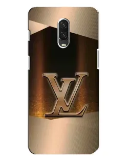 Чехол для OnePlus 6T с картинкой «LV — золотое сияние»