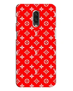 Чехол для OnePlus 6T с картинкой «Яркий паттерн LV»