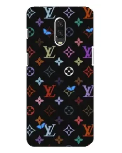 Чехол для OnePlus 6T с картинкой «Цветная монограмма LV»