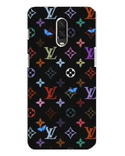 Чехол для OnePlus 6T с картинкой «Цветная монограмма LV» Чехол для OnePlus 6T с картинкой «Цветная монограмма LV»
