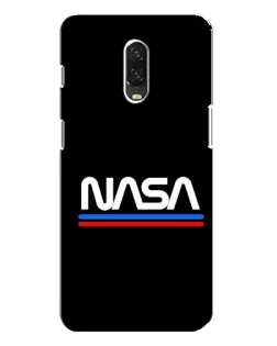 Чехол для OnePlus 6T с картинкой «NASA — классика Red Blue»