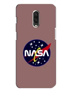 Чехол для OnePlus 6T с картинкой «NASA — ретро космос» Чехол для OnePlus 6T с картинкой «NASA — ретро космос»