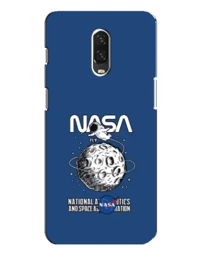 Чехол для OnePlus 6T с картинкой «NASA — лунная миссия»