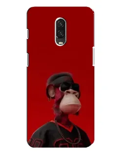Чехол для OnePlus 6T с картинкой «Bored Ape в красном»