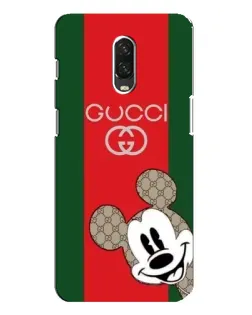 Чохол для OnePlus 6T з картинкою «Gucci — смуги та Міккі»