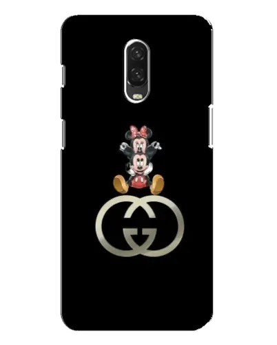 Чохол для OnePlus 6T з картинкою «Мінні Маус на лого» Чохол для OnePlus 6T з картинкою «Мінні Маус на лого»