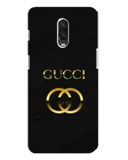 Чохол для OnePlus 6T з картинкою «Золотий логотип Gucci»