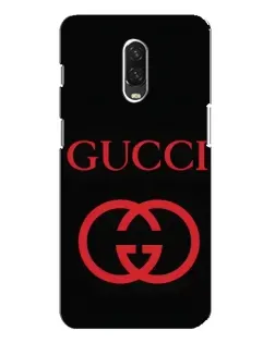 Чохол для OnePlus 6T з картинкою «Gucci — червоний логотип»
