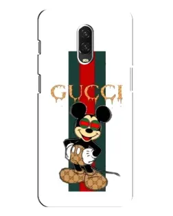 Чохол для OnePlus 6T з картинкою «Міккі Маус Gucci — смуги»