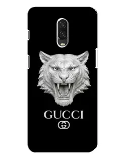 Чехол для OnePlus 6T с картинкой «Gucci — серебряный лев»