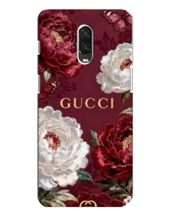 Чехол для OnePlus 6T с картинкой «Gucci — бордовые розы»