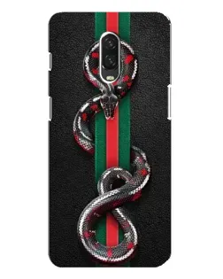 Чехол для OnePlus 6T с картинкой «Gucci — змея на полосе»