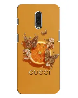 Чехол для OnePlus 6T с картинкой «Gucci — золотые бабочки»