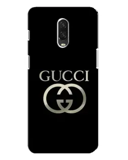 Чехол для OnePlus 6T с картинкой «Gucci — золото на черном»