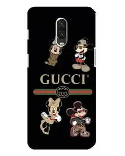 Чехол для OnePlus 6T с картинкой «Gucci — герои Disney и монограмма»
