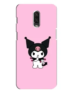 Чохол для OnePlus 6T з картинкою «Kuromi — рожева ніжність»