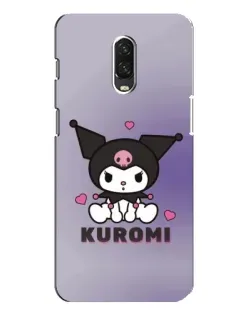 Чохол для OnePlus 6T з картинкою «Kuromi — фіолетовий арт»
