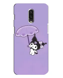 Чохол для OnePlus 6T з картинкою «Kuromi з парасолькою»