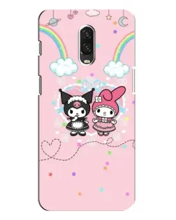 Чохол для OnePlus 6T з картинкою «My Melody та Kuromi»